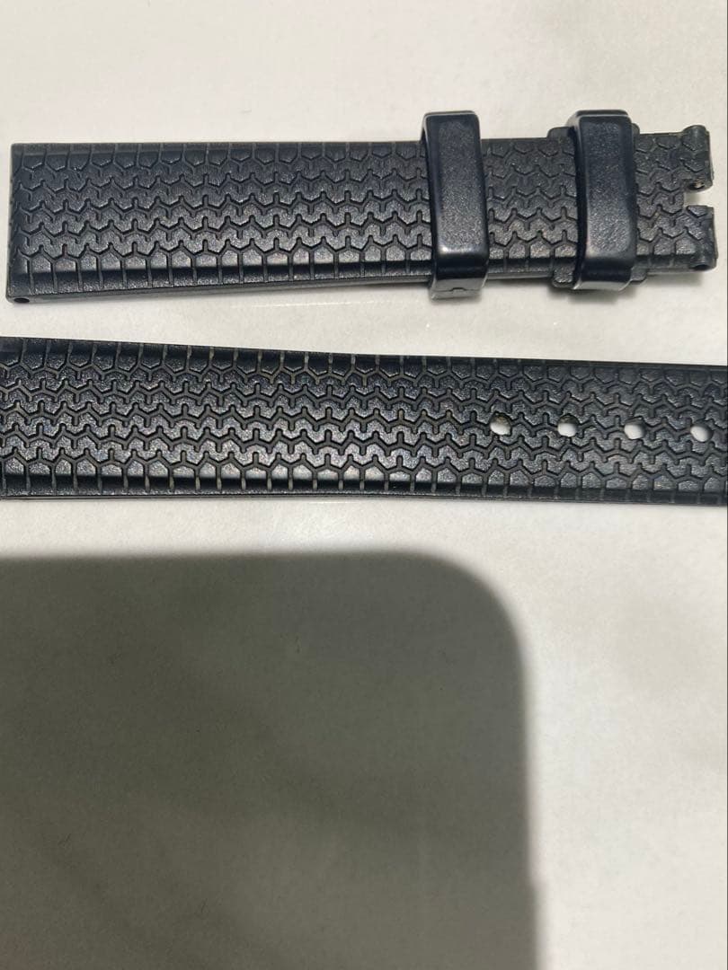 未使用　ショパール　メンズ腕時計ベルト　ラバー　ブラック
