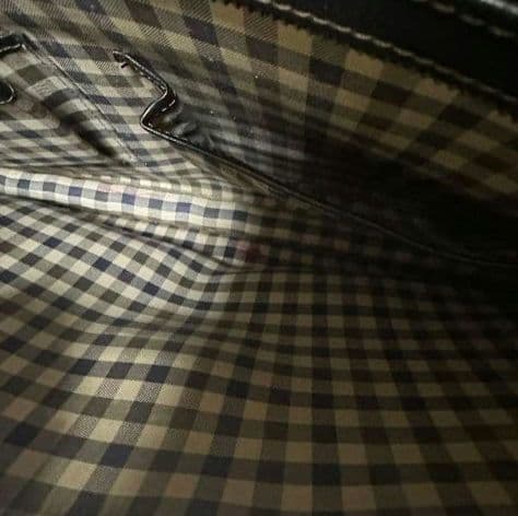 【希少】Aquascutum（アクアスキュータム）鍵付き本革 ビジネスバッグ