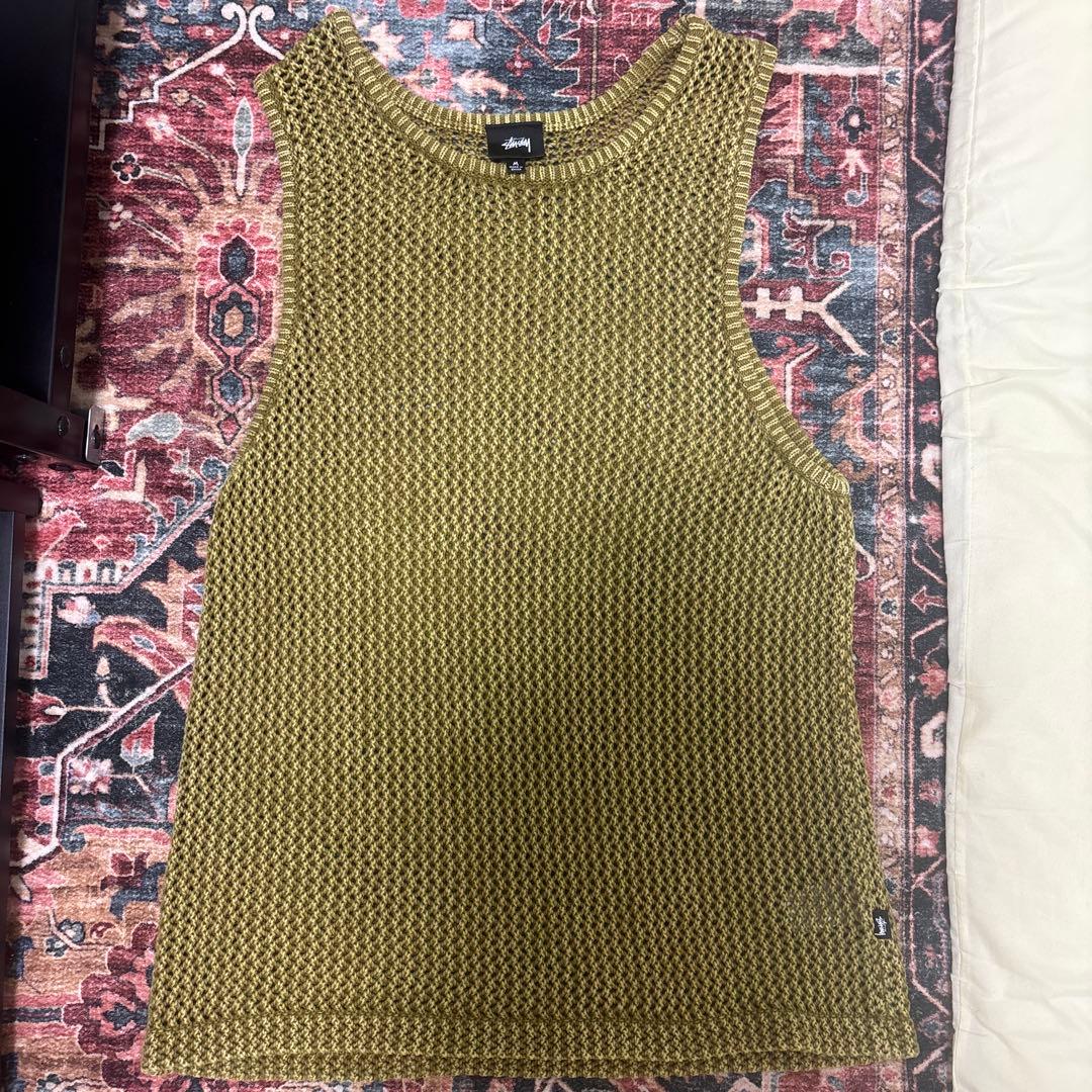 トップス stussy O'DYED MESH TANK 22ss / M