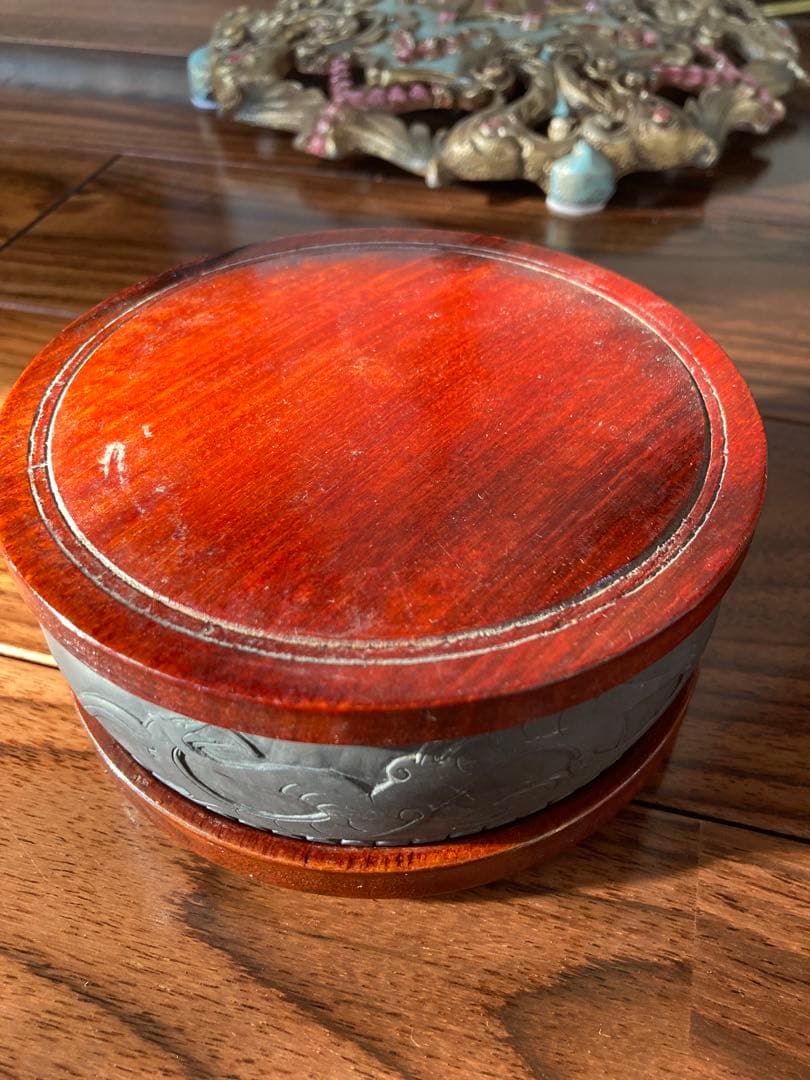 中国硯　端渓硯　端渓　火捺　太鼓硯 水厳　水岩　文房四宝