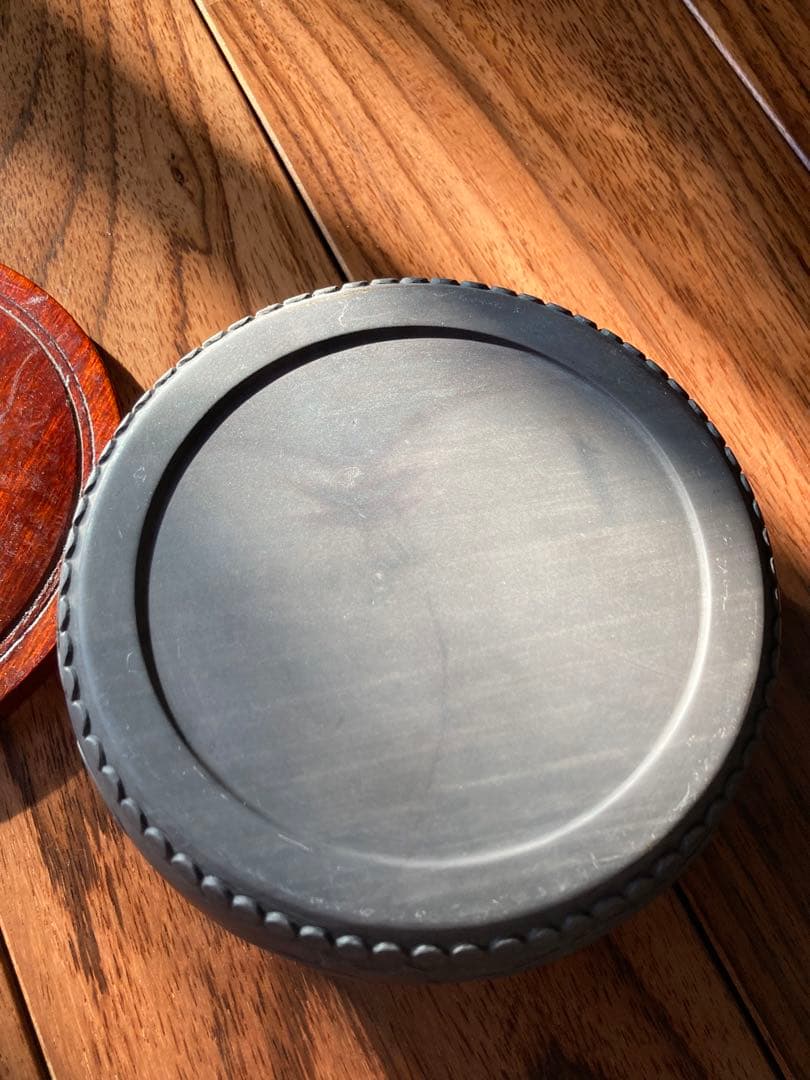 中国硯　端渓硯　端渓　火捺　太鼓硯 水厳　水岩　文房四宝