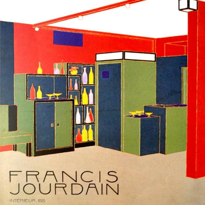 額装済/Interieur Villa/フランシス ジュールダン