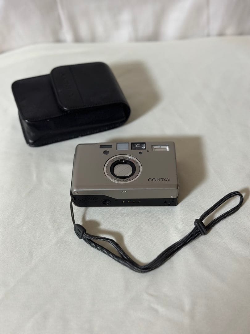 【美品】箱・ケース・当時の値札付 CONTAX T3 フィルムカメラ シルバー