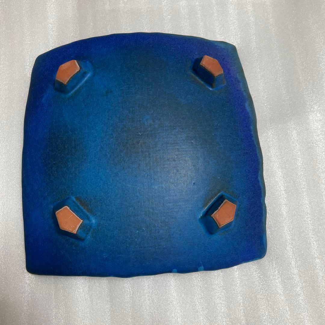 日本工芸会正会員 岩坂 直 作 角皿