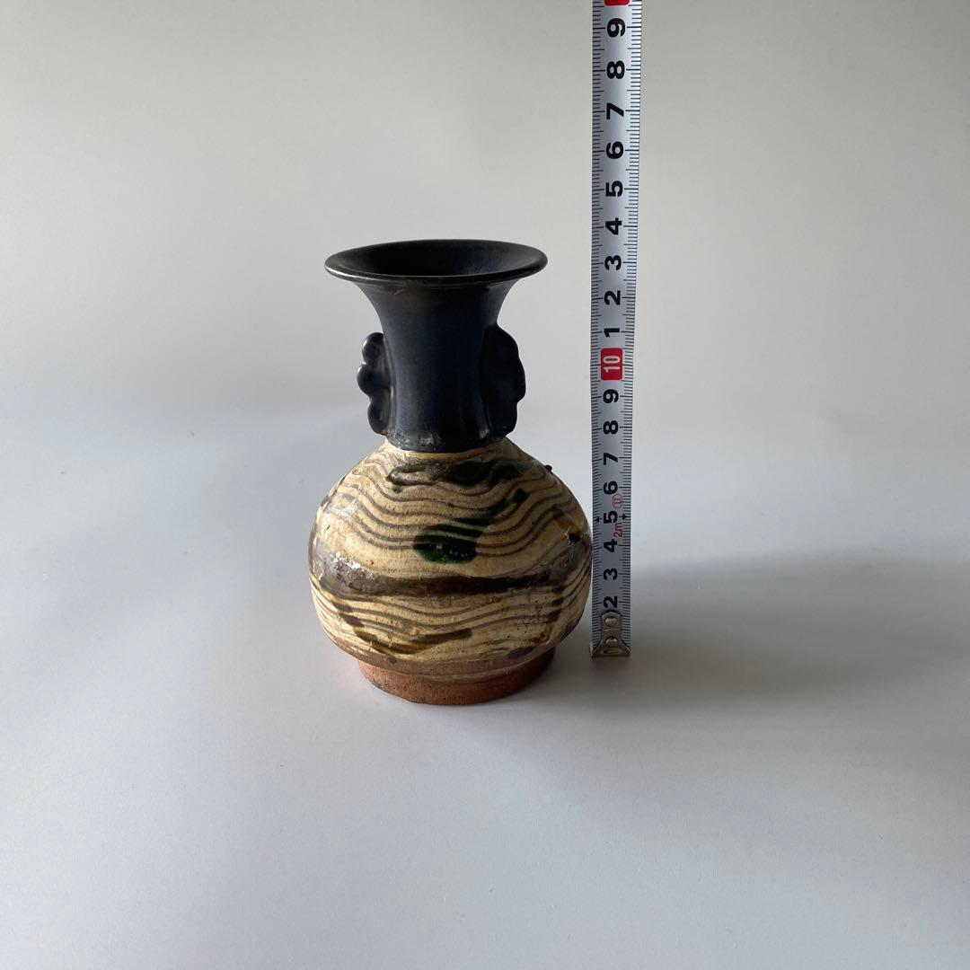 古唐津 唐津焼 岸岳系 花瓶 花器 花入れ 仏花瓶