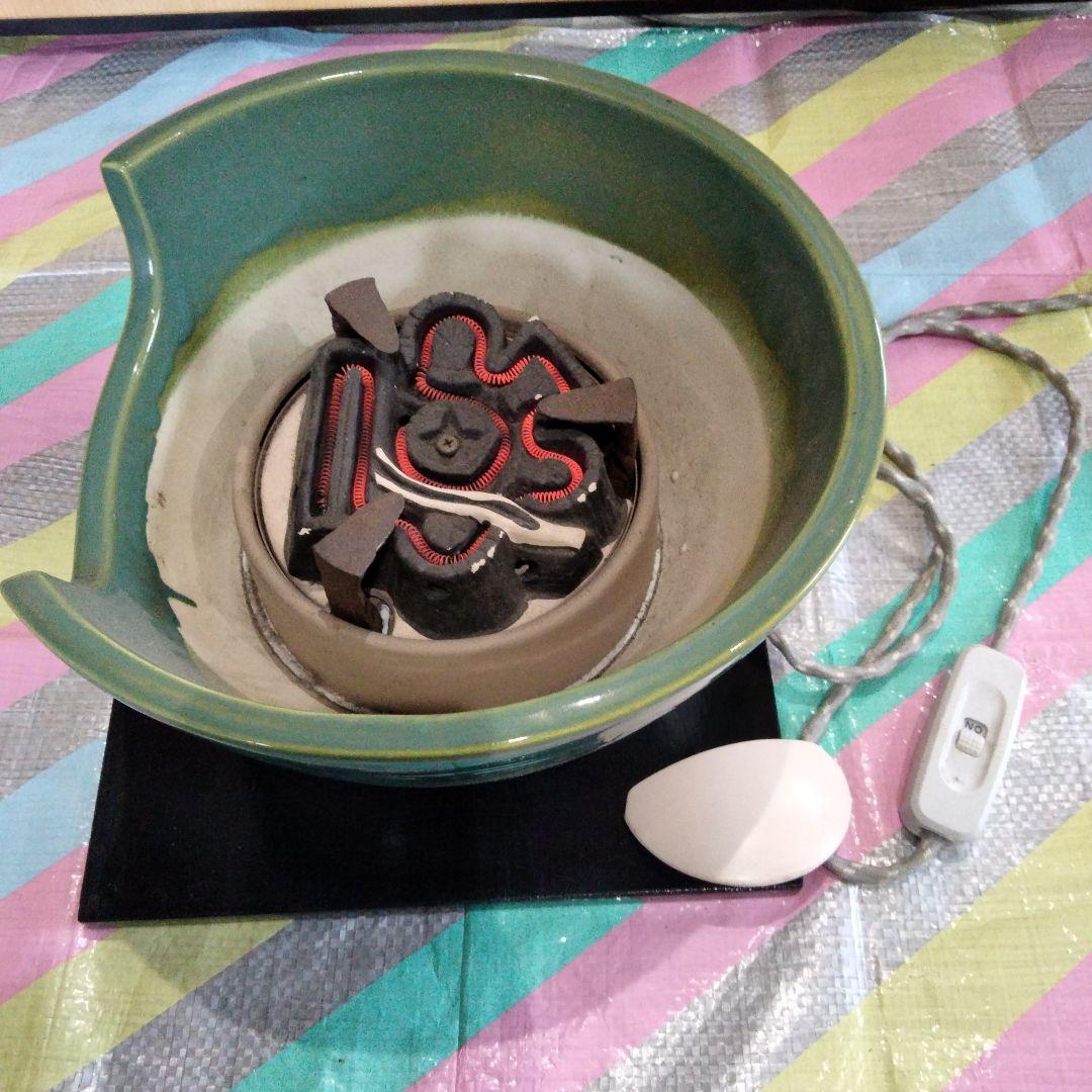 10 　野々田商店　合金製面取風炉　電熱器 茶道具　お茶