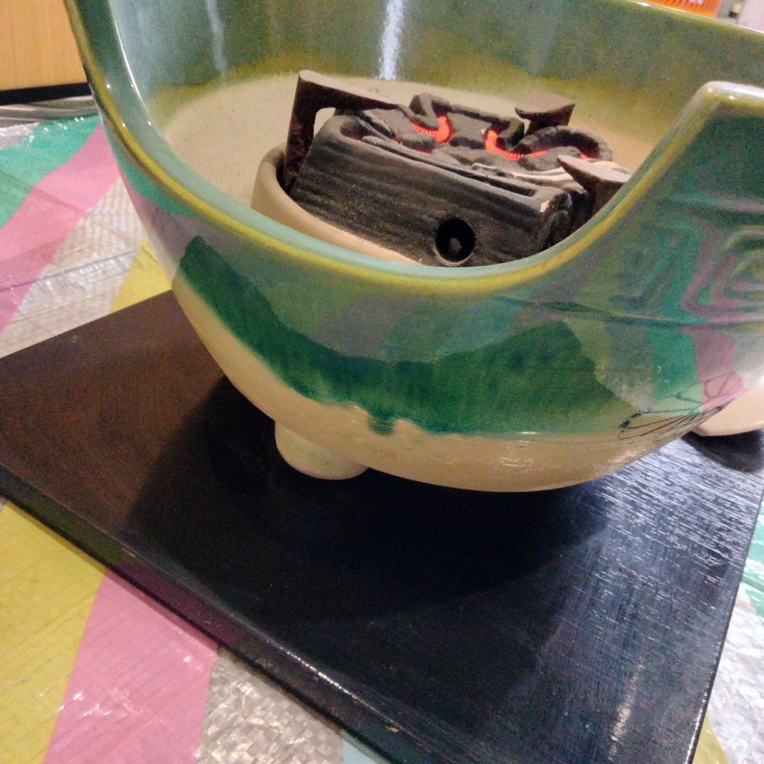 10 　野々田商店　合金製面取風炉　電熱器 茶道具　お茶