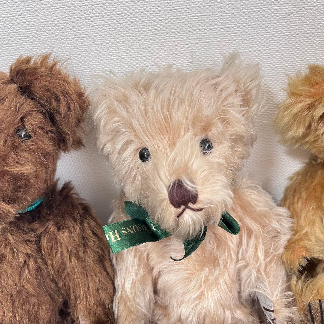 Big Softises社◆ヴィンテージテディベア◆イギリス製◆3体セット