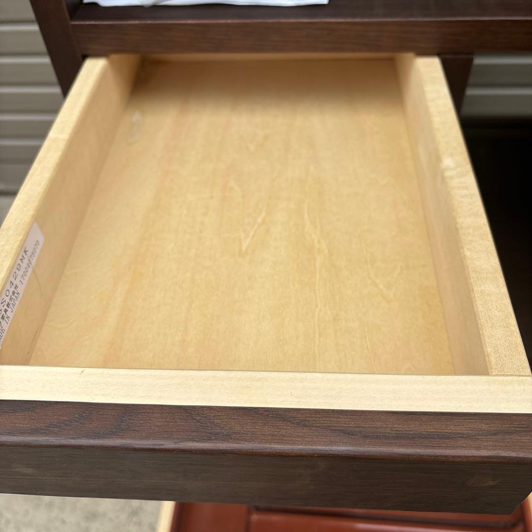 カリモク　ワゴン　飾り棚　オーク材　サイドボード　シェルフ　北欧