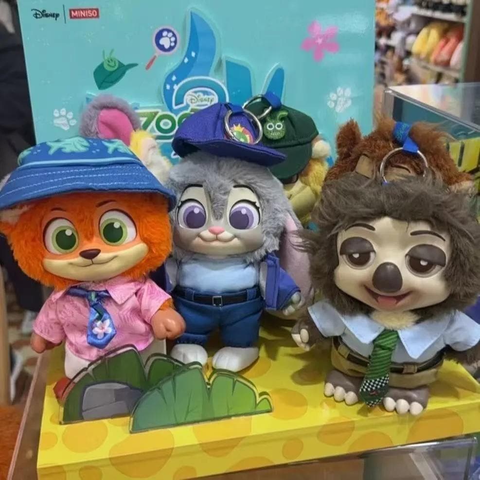 ズートピア Zootopia 都市住民シリーズ ぬいぐるみブラインドボックス