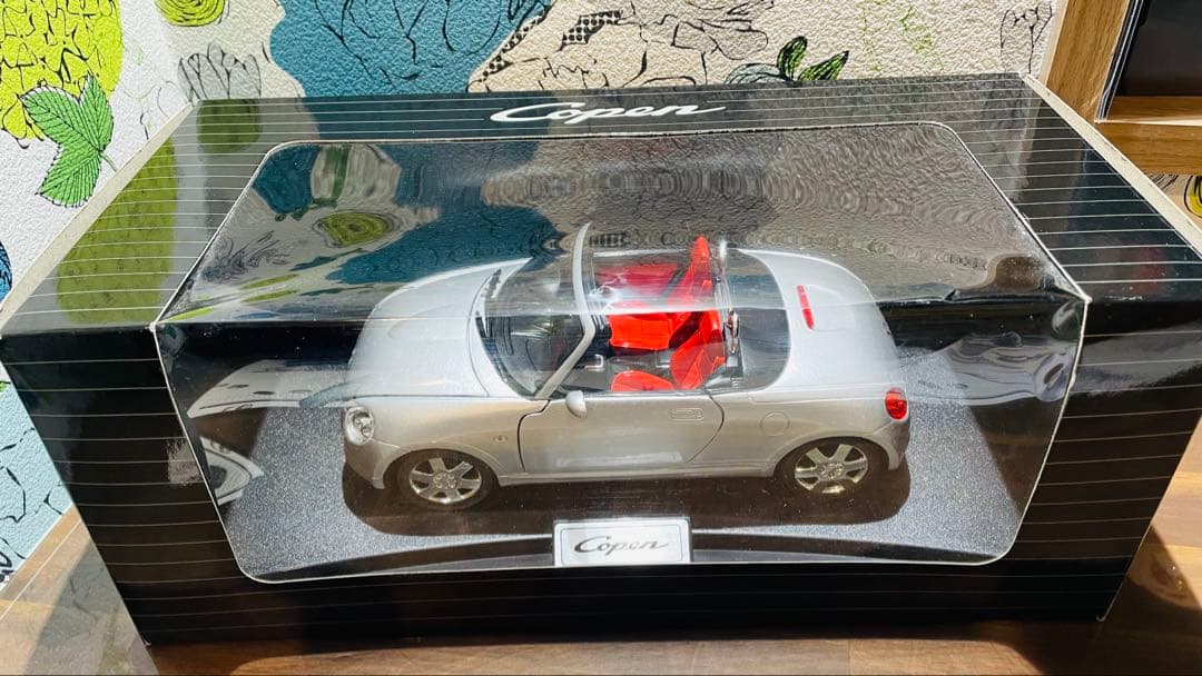 2000台限定　初代コペンアクティブトップ　L880Kシルバー記念ミニカー