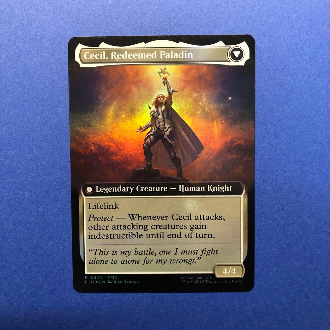 MTG 暗黒騎士、セシル 英語 拡張 Foil