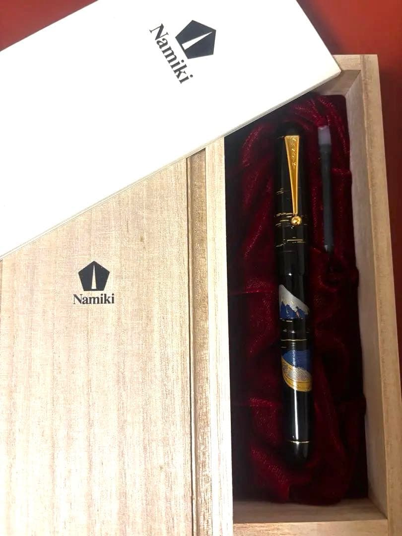 セール！Namiki 万年筆 富士と舟　ナミキ万年筆　中字