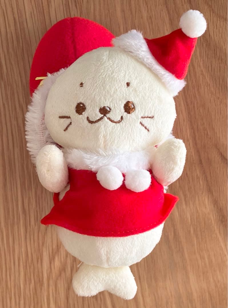 しろたん サンタ クリスマスブーツ ぬいぐるみ マスコット 2005年