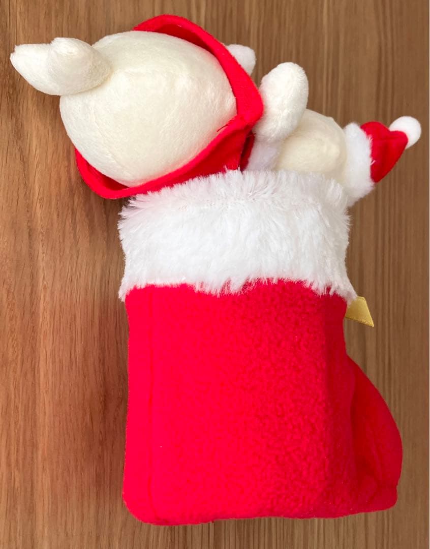 しろたん サンタ クリスマスブーツ ぬいぐるみ マスコット 2005年