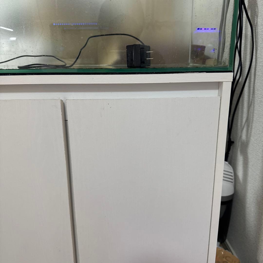 【引き取り限定】 60cmオールガラス水槽台セット