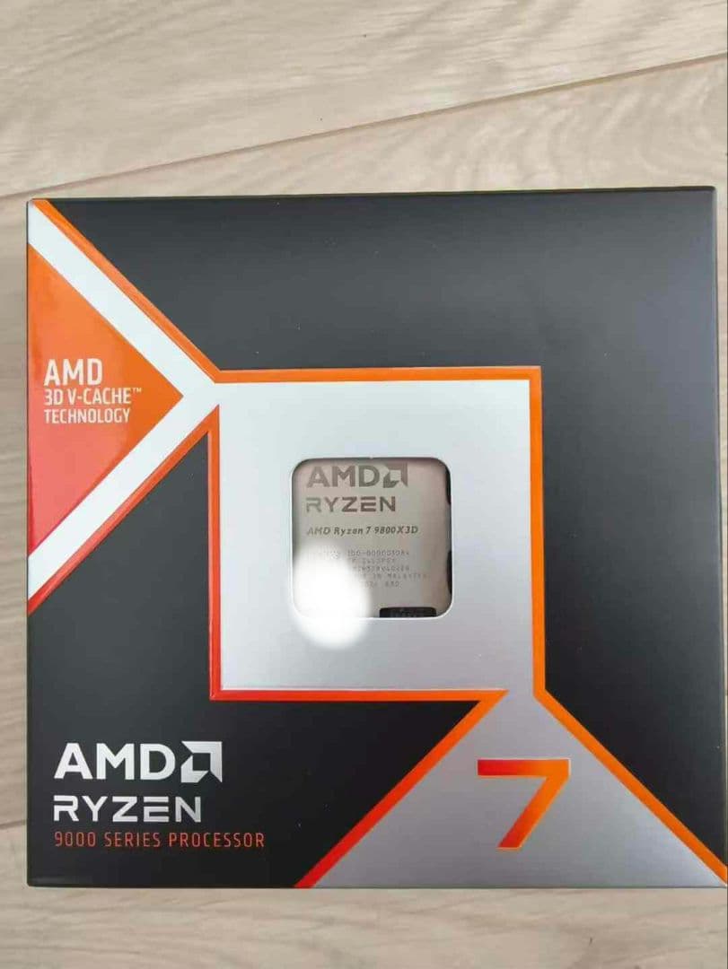 【美品】AMD Ryzen 7 9800X3D 出品のお知らせ
