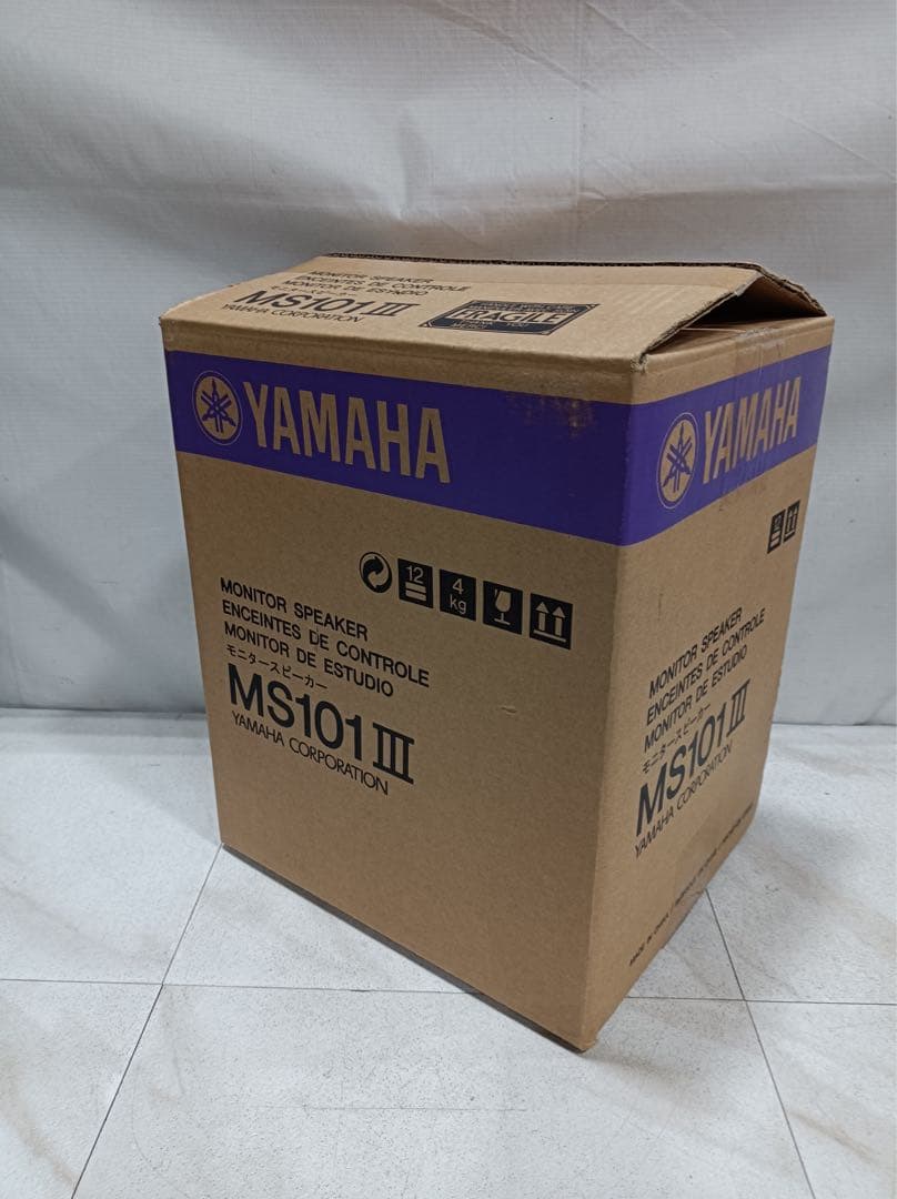 八6651【未使用品】 YAMAHA ヤマハモニタースピーカー MS101Ⅲ