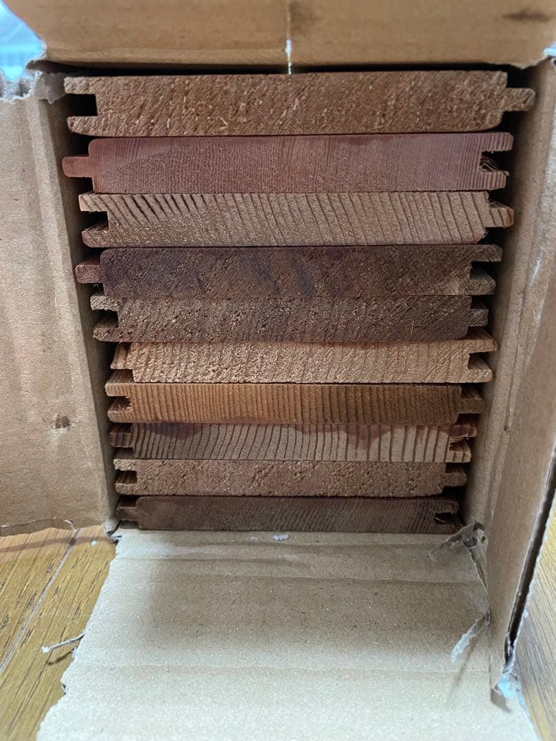 【DIY用】レッドシダー　羽目板　オイル塗装済み