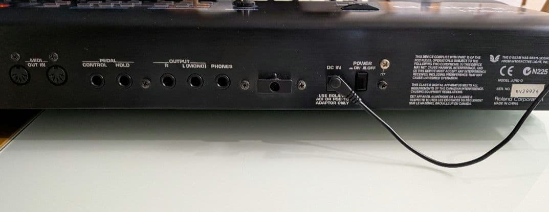 Roland JUNO-D シンセサイザー 61鍵　ソフトケース