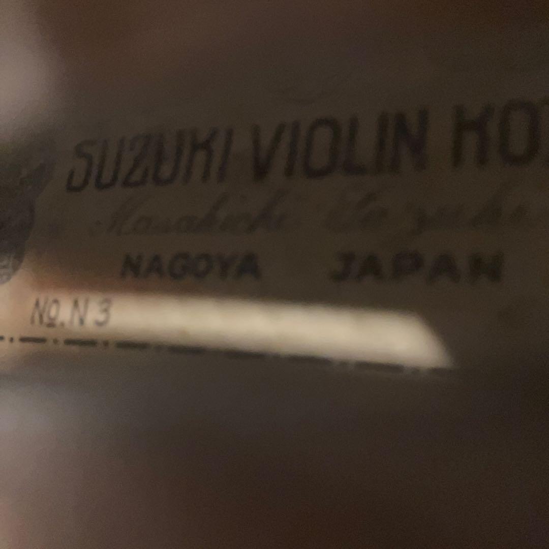 104年前の鈴木正吉バイオリン 4/4サイズ No. N3