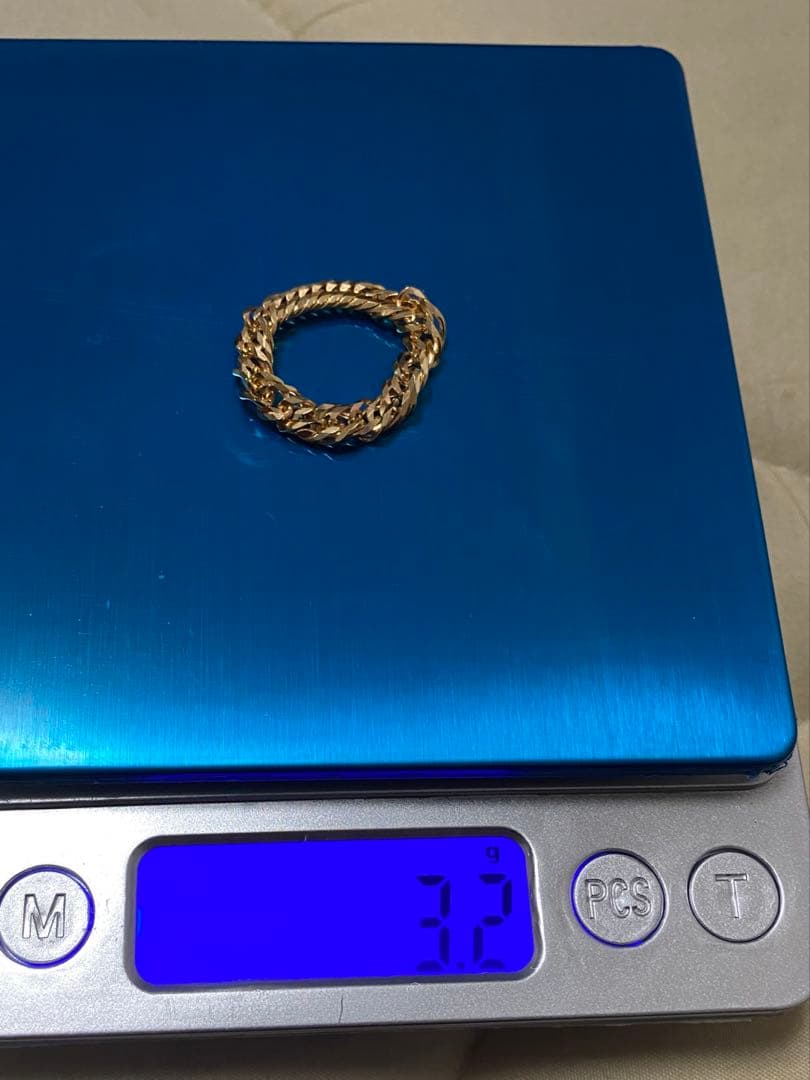 K18喜平　リング3.2g 新品未使用品　男女兼用　トリプル2面喜平