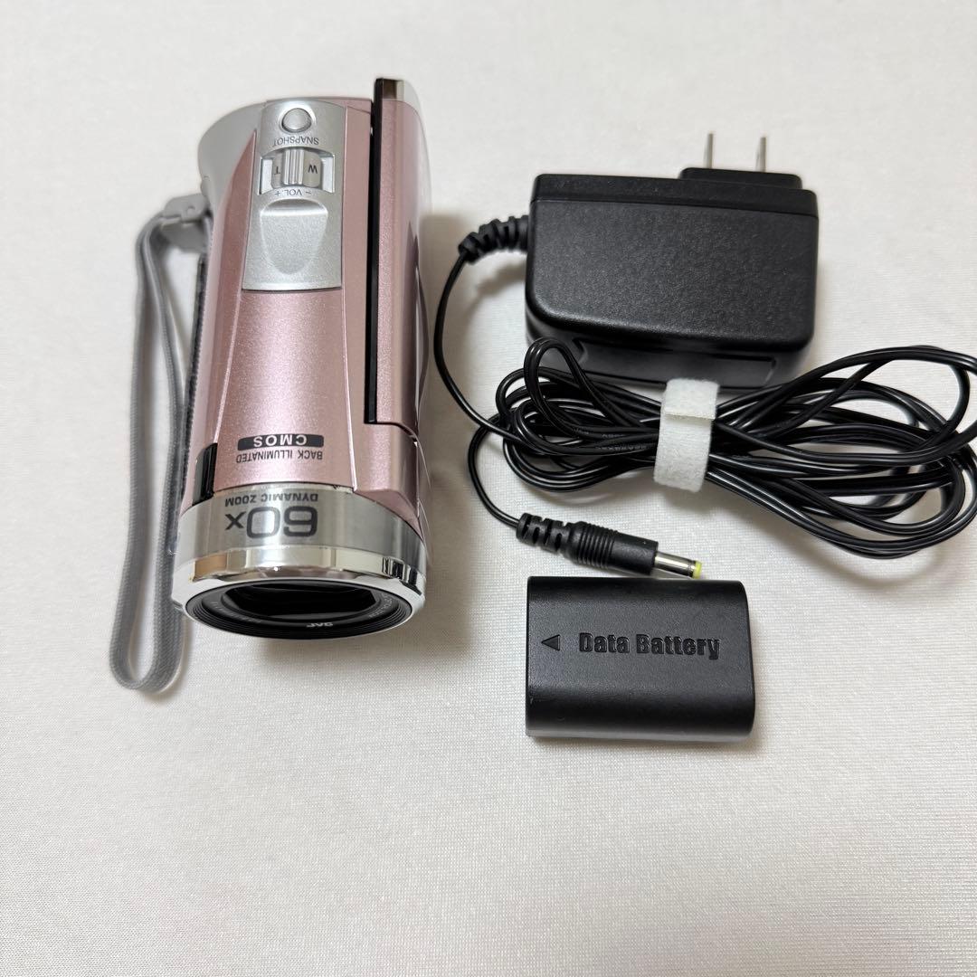 JVC ビデオカメラ GZ-E325-P フルHD 光学40倍/最大60倍ズーム