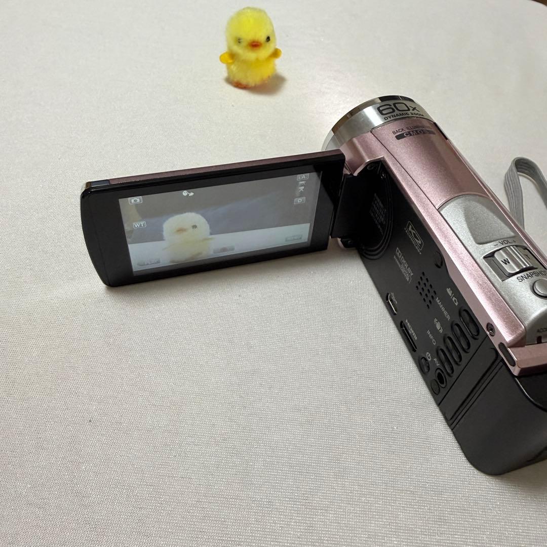 JVC ビデオカメラ GZ-E325-P フルHD 光学40倍/最大60倍ズーム