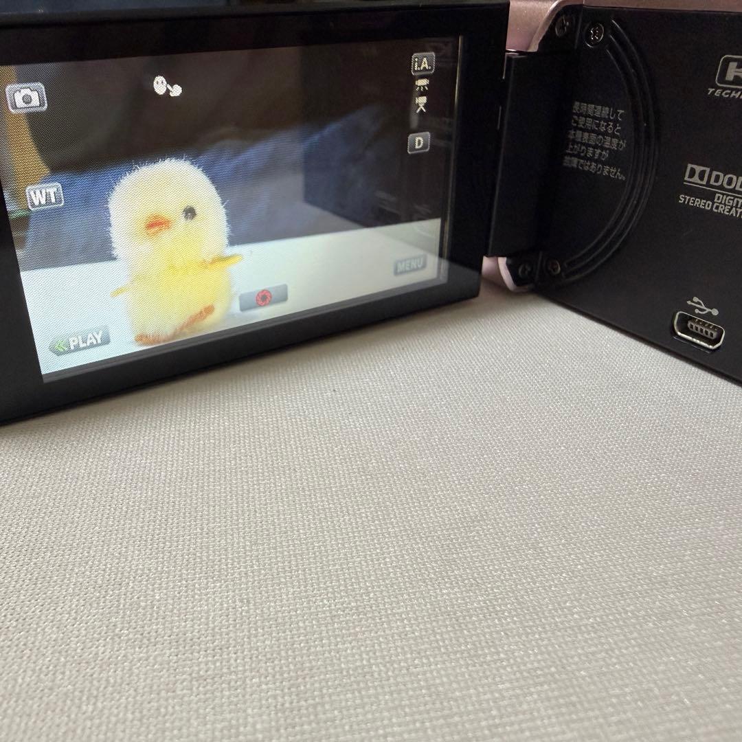 JVC ビデオカメラ GZ-E325-P フルHD 光学40倍/最大60倍ズーム