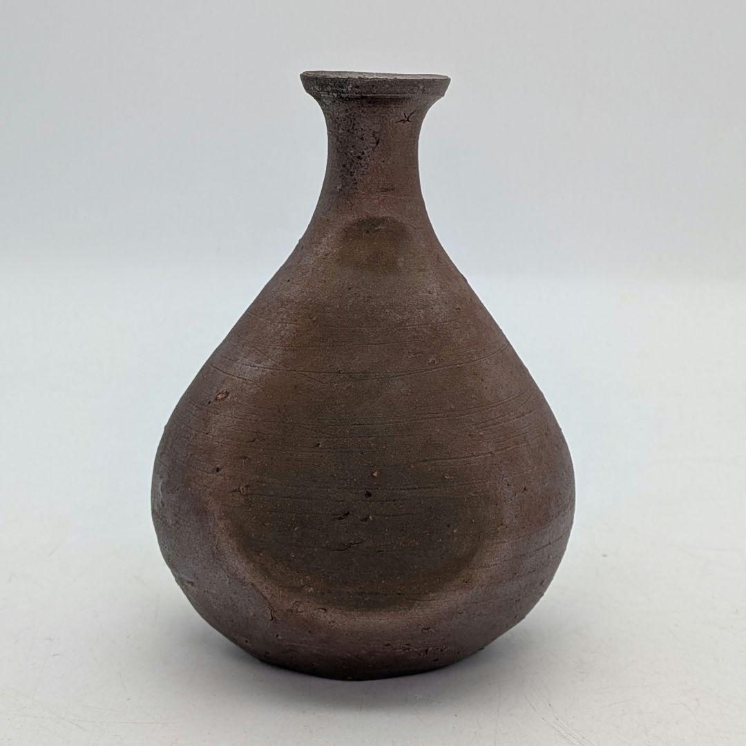 人間国宝 藤原雄 備前焼 徳利 用心箱合布 とっくり 酒器 食器 一輪挿し花入