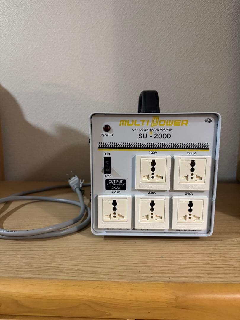 MULTI POWER SU-2000 変圧器