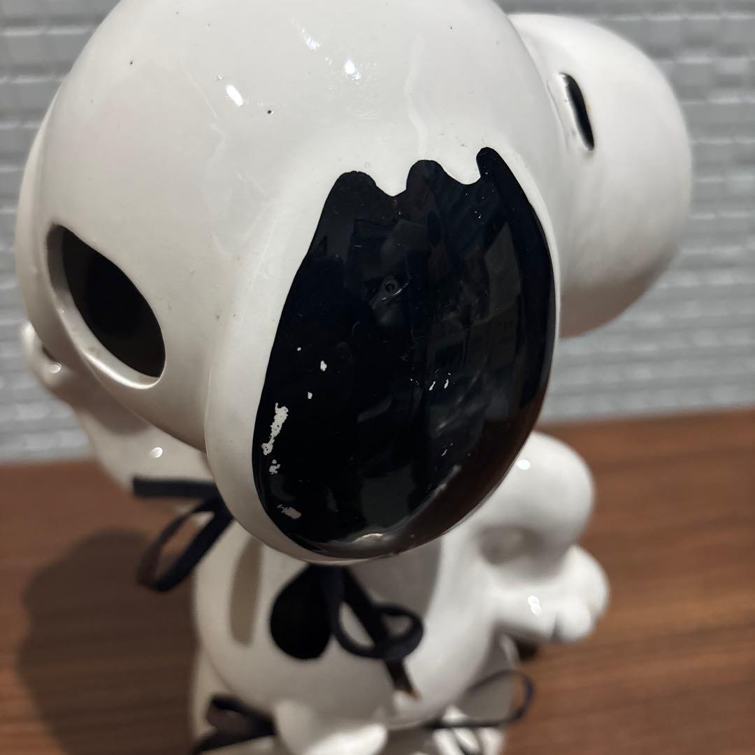 SNOOPY スヌーピー シューシャインキット 陶器 レトロ レア 希少 デニム
