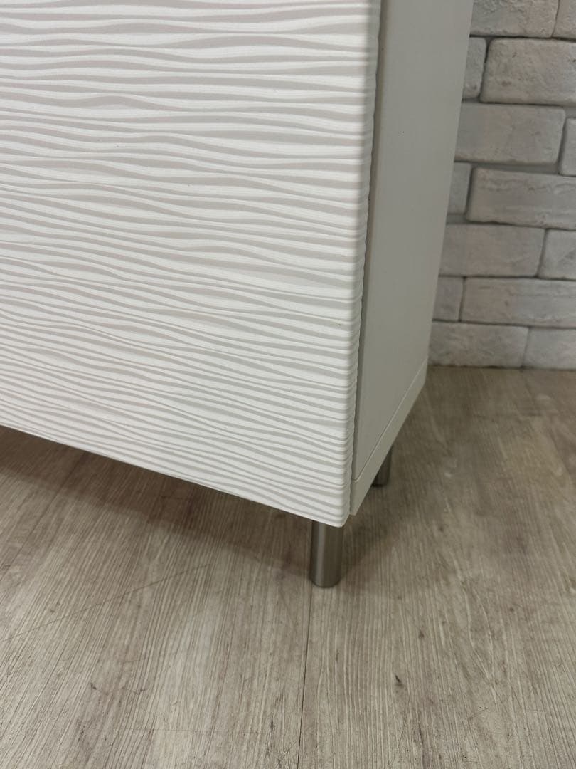 A 【東京都内23区配送無料】棚　収納　陳列　リビング　キッチン　食器棚　ガラス