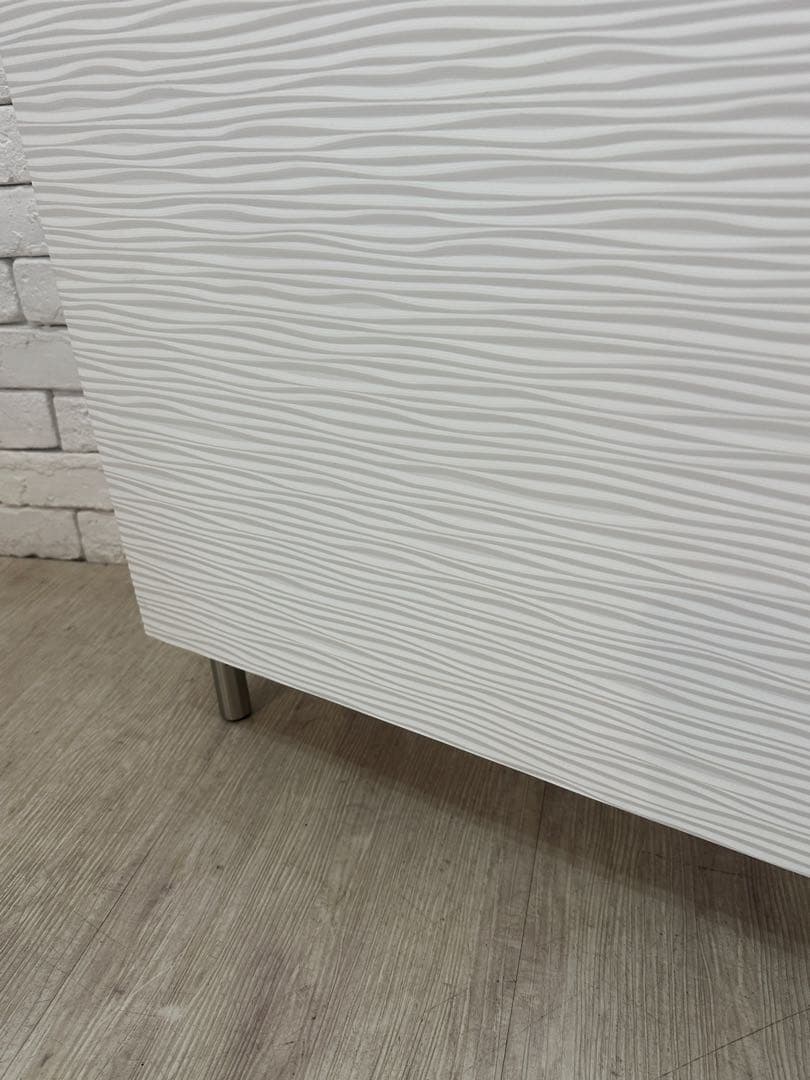 A 【東京都内23区配送無料】棚　収納　陳列　リビング　キッチン　食器棚　ガラス