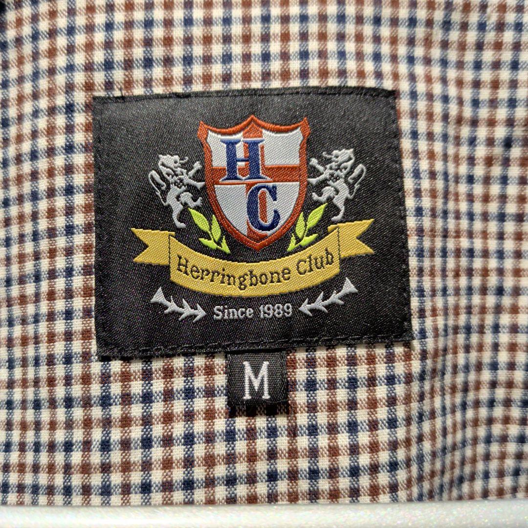 ヘリンボーンクラブ　ハリスツイードジャケット