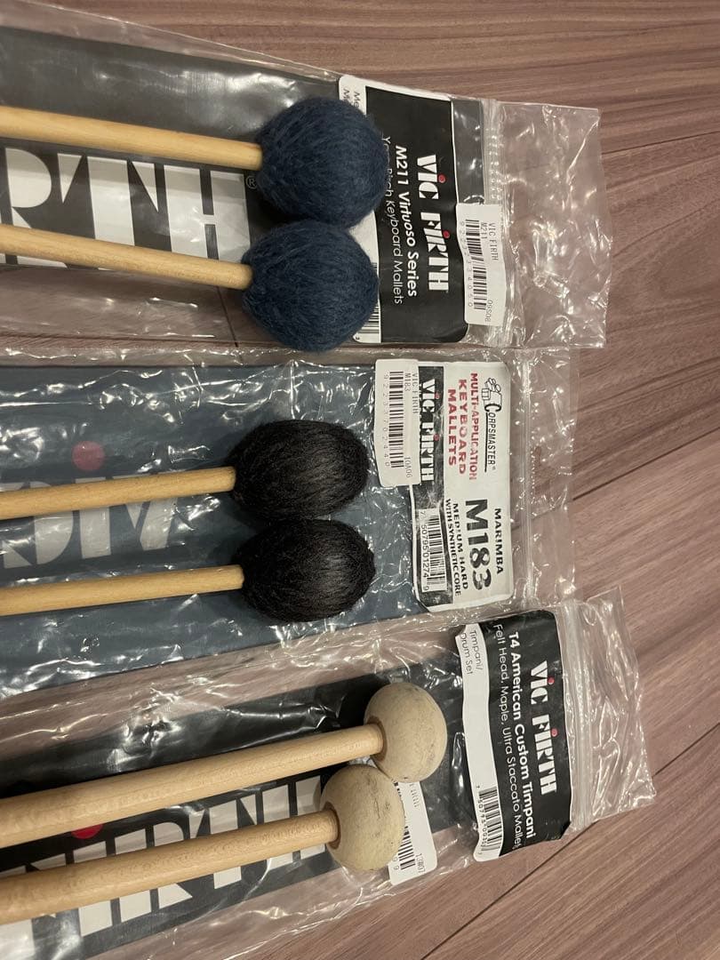 マリンバマレット　ティンパニ、ドラムセットマレット 最終値下げ