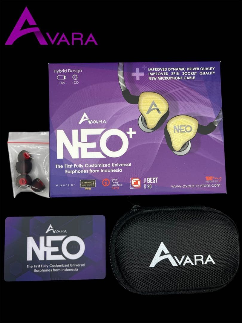 インイヤーモニター、イヤモニ、iem カスタムAVARA NEO <plot3>