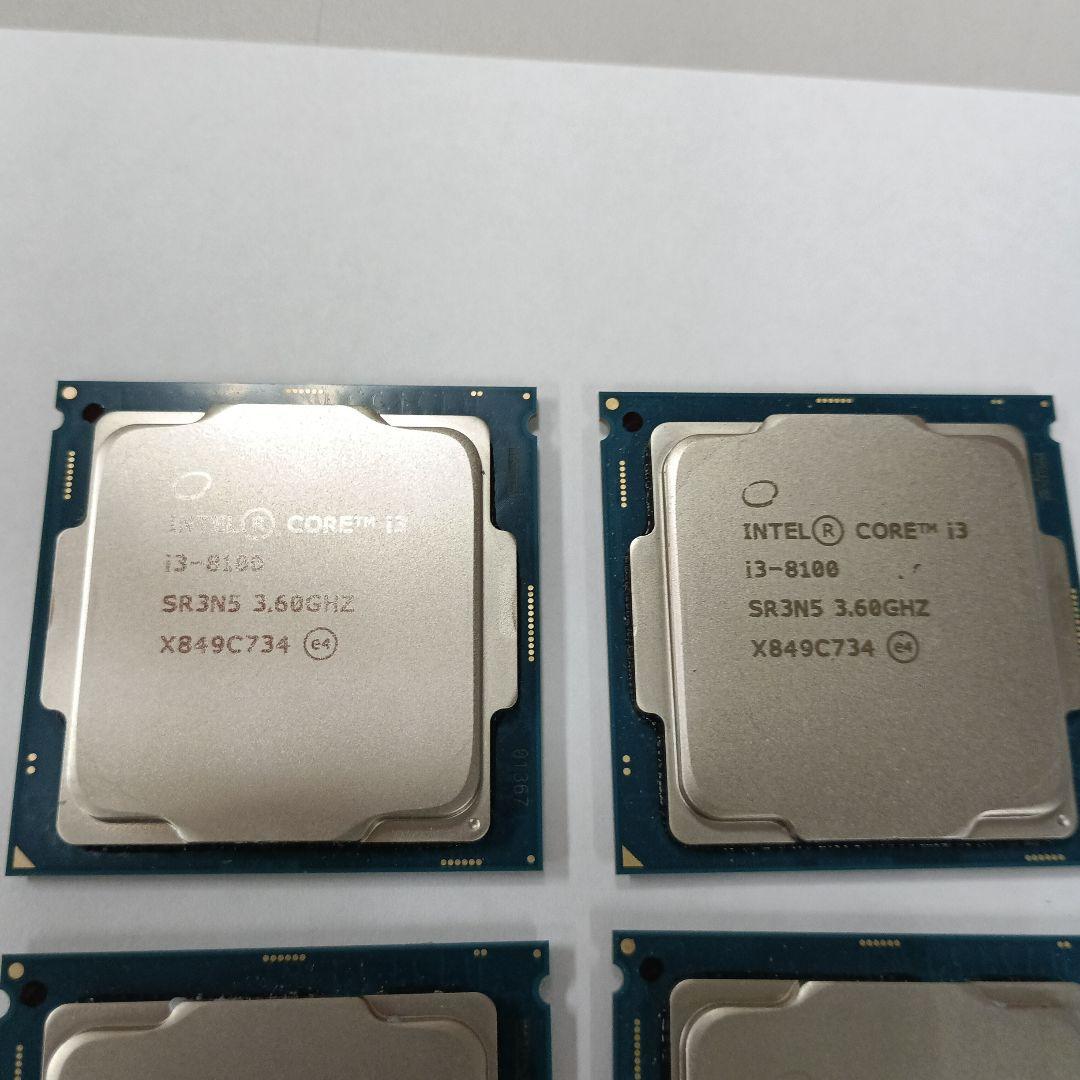 Intel Core i3-8100 CPU SR3N5 3.60GHz　5個