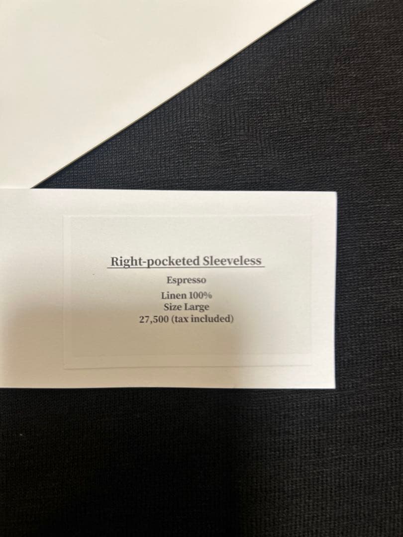 t*e様 ensou. Right-pocketed Sleeveless 25