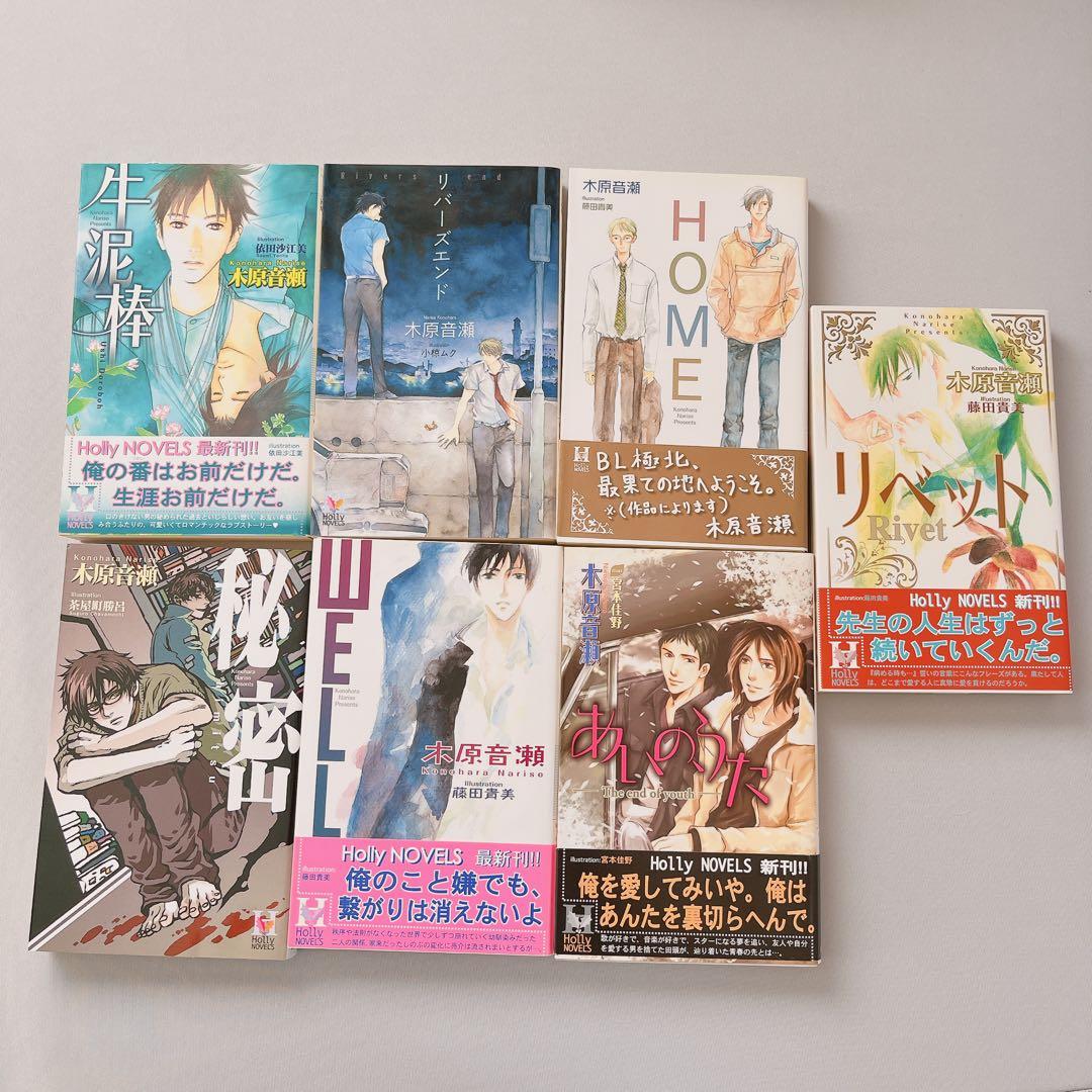 木原音瀬　商業BL小説本セット　17冊＋おまけ