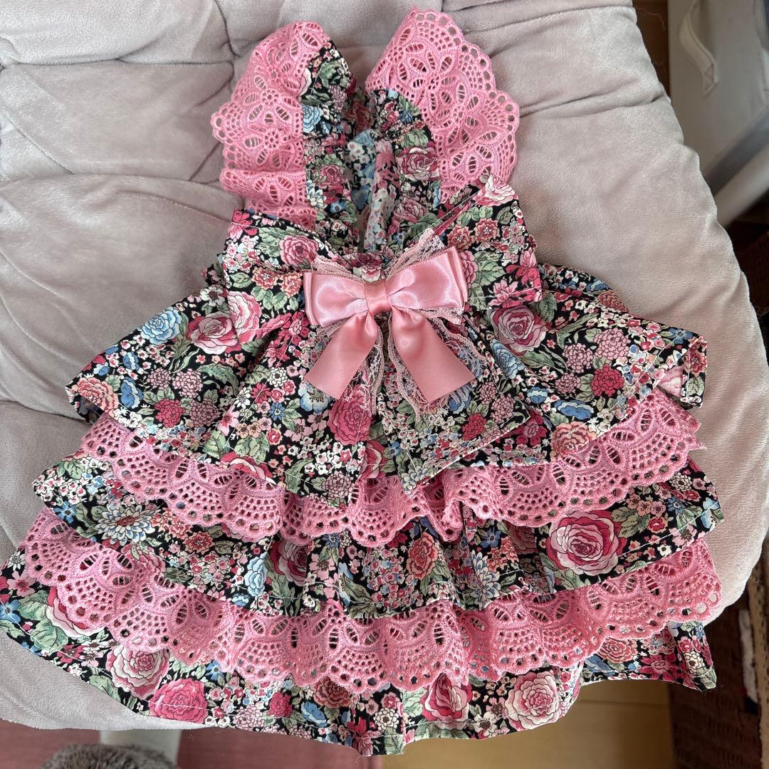 shi_na犬服ハンドメイドワンピース