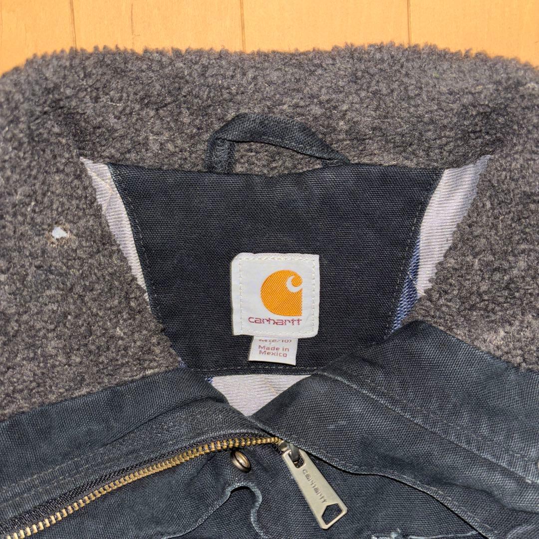 Carhartt ブラックジャケット　ファージャケット