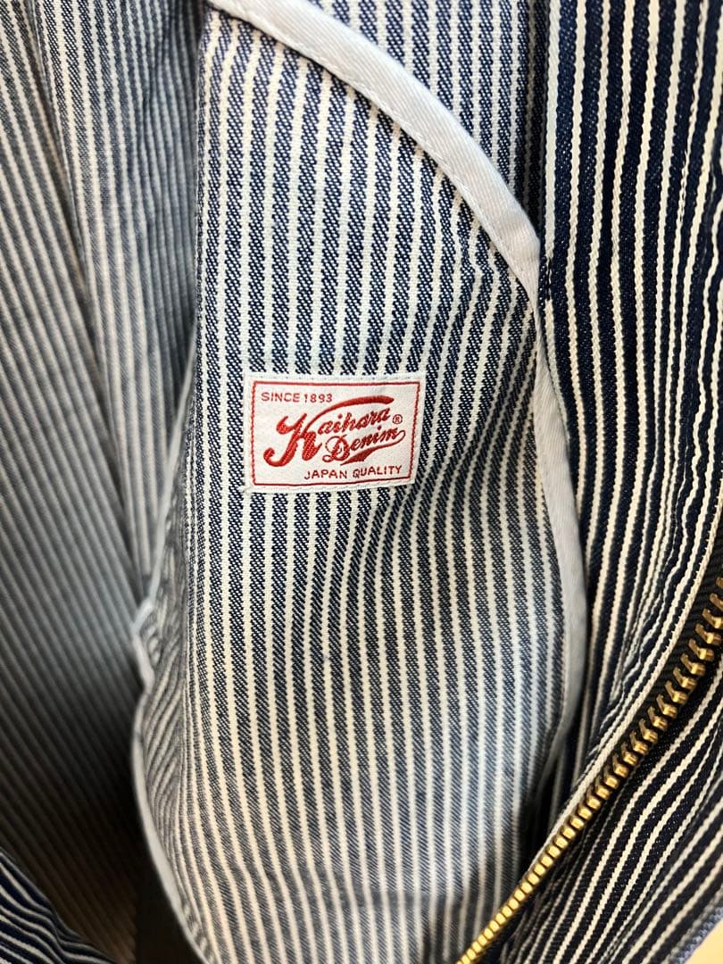 【BEDALE / ビデイル】ヒッコリーストライプ ブルゾン