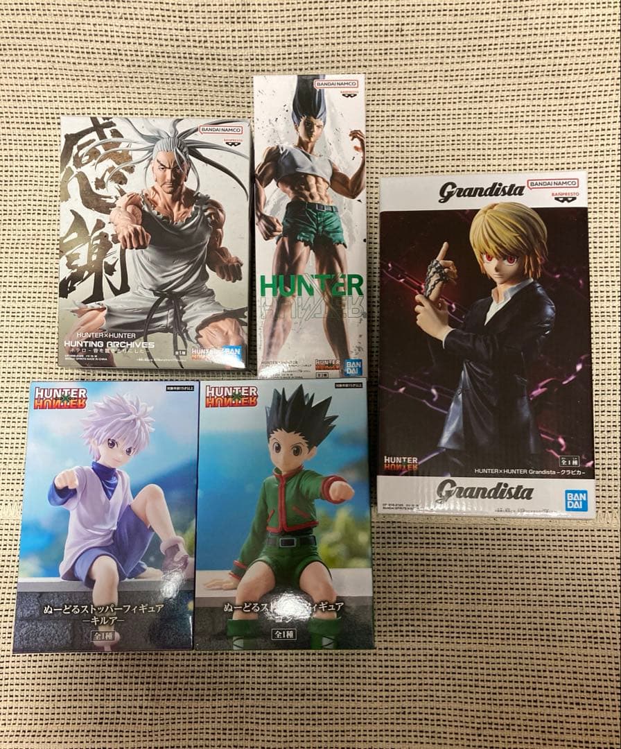 HUNTER×HUNTER フィギュアセット ぬーどるストッパー ゴン キルア