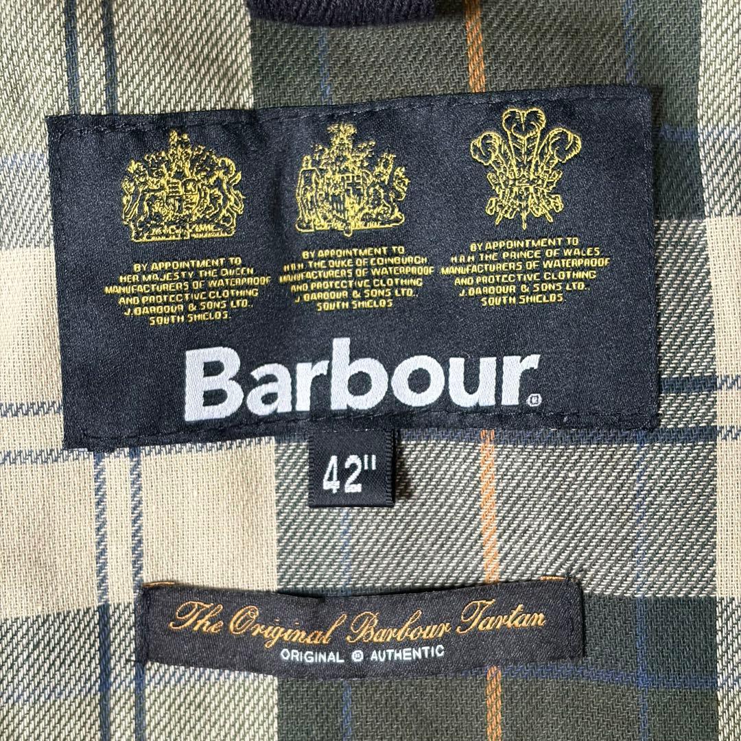 【超美品・希少】Barbour ビデイル Bedale ノンオイル 42