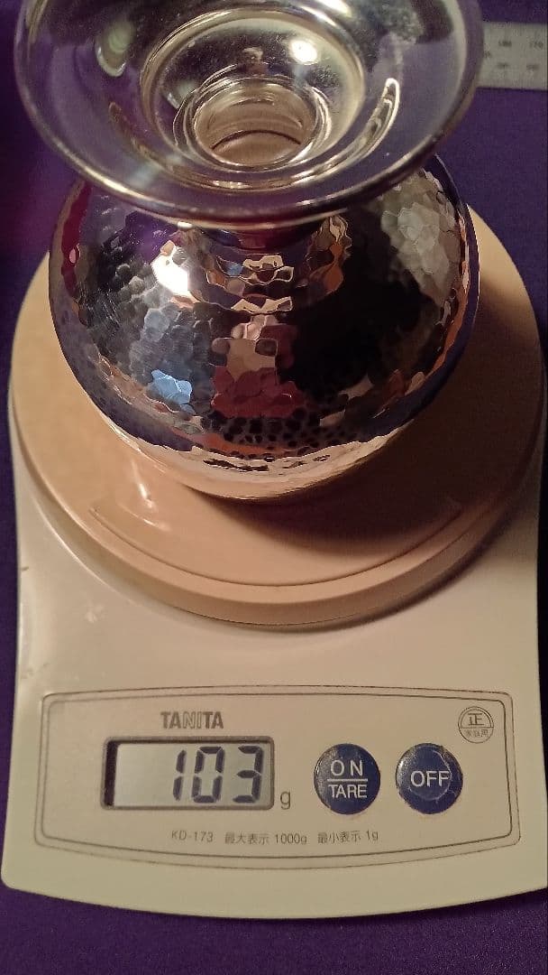 純銀製　シルバー ゴブレット 　刻印あり