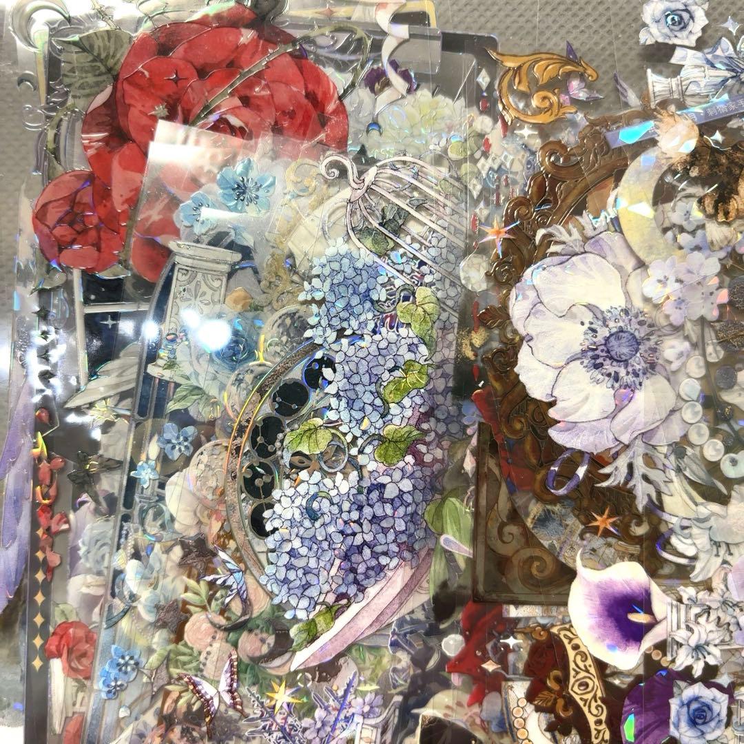 【同梱価格700円】　コラージュ素材　海外マステ　装飾テープ　55種　PET①