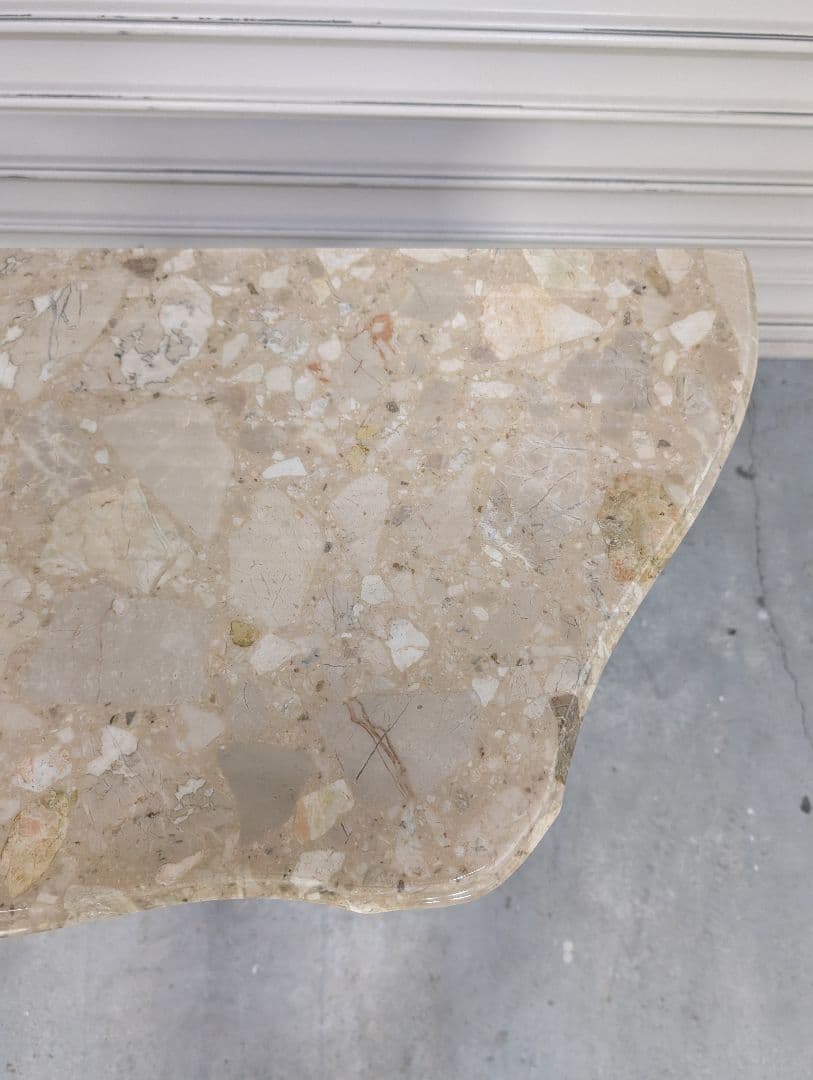 【送料込み】アンティークヨーロピアン コンソールテーブル 大理石調天板