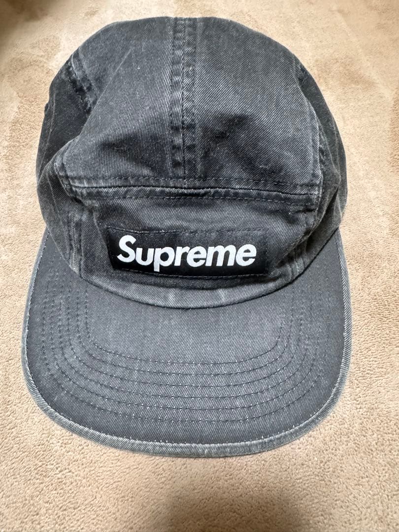 帽子 Supreme 25ss/washed chino twill camp cap