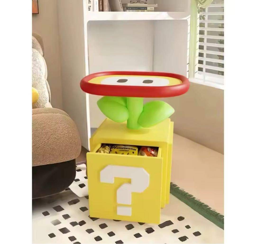 スーパーマリオ　?ボックス　フラワーテーブル　インテリア　特大 　オブジェ